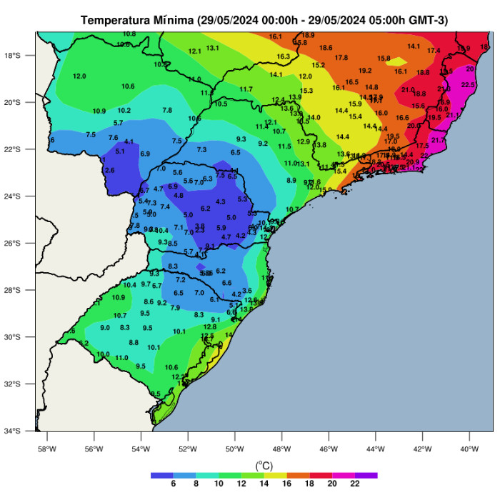 Madrugada fria. Em Tapejara os termometros marcaram 6ºC.