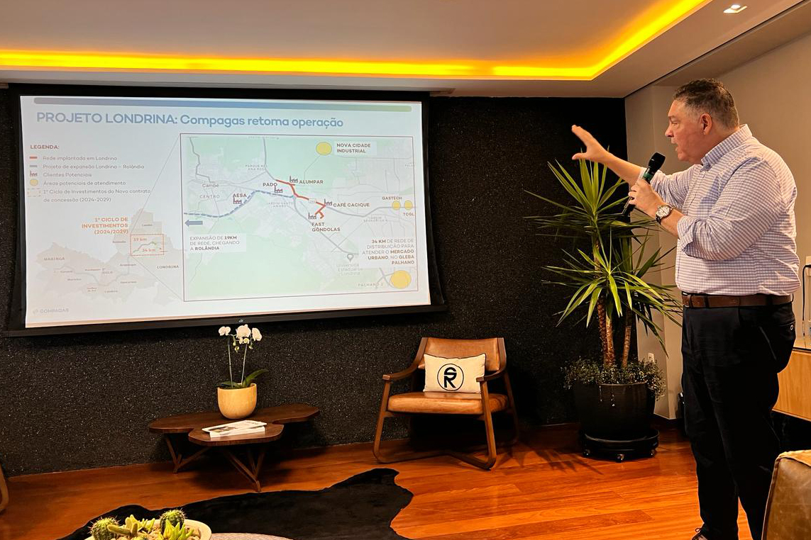 Compagas apresenta plano de expansão para o Norte do Paraná durante a ExpoLondrina