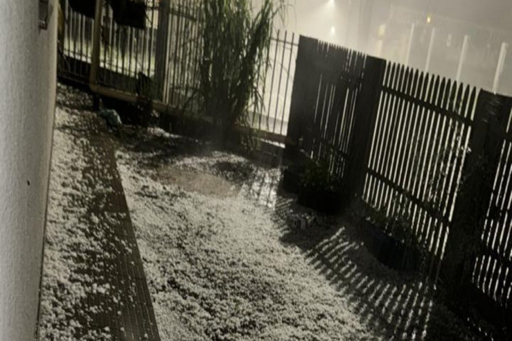 Defesa Civil monitora municípios atingidos por granizo nesta quarta-feira